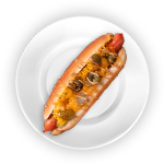 Hot Dog With Cheese 
