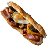 Breakfast Baguette (jaw Breaker) 