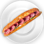 Salami, Peperoni & Chorizo Panini 